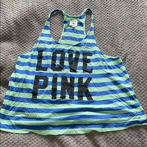 Stripes Tank by Victoria’s Secret PINK - Size: L